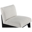 Meridian Furniture Chapman Cream Boucle Fabric Accent Chair
