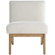 Meridian Furniture Chapman Cream Boucle Fabric Accent Chair
