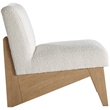 Meridian Furniture Chapman Cream Boucle Fabric Accent Chair