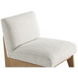 Meridian Furniture Chapman Cream Boucle Fabric Accent Chair