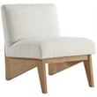 Meridian Furniture Chapman Cream Boucle Fabric Accent Chair