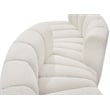 Meridian Furniture Arc Cream Boucle Fabric Modular Sectional
