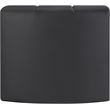 Meridian Furniture Arc Black Vegan Leather Curved Corner