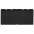 Meridian Furniture Arc Black Boucle Fabric Modular Sectional