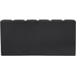 Meridian Furniture Arc Black Vegan Leather Modular Sectional