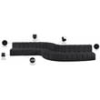 Meridian Furniture Arc Black Vegan Leather Modular Sectional