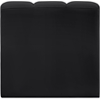 Meridian Furniture Arc Black Vegan Leather Straight Chair