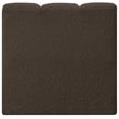 Meridian Furniture Arc Brown Boucle Fabric Straight Chair