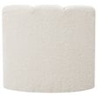 Meridian Furniture Arc Cream Boucle Fabric Curved Corner