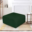 Meridian Furniture Arc Green Boucle Fabric Ottoman