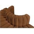 Meridian Furniture Arc Saddle Velvet Modular Sectional