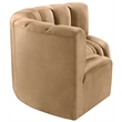 Meridian Furniture Arc Camel Velvet Modular Sectional