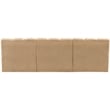 Meridian Furniture Arc Camel Velvet Modular Sectional
