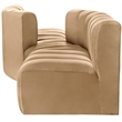 Meridian Furniture Arc Camel Velvet Modular Sectional