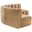 Meridian Furniture Arc Camel Velvet Modular Sectional