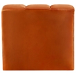 Meridian Furniture Arc Cognac Velvet Curved Corner