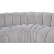 Meridian Furniture Arc Grey Boucle Fabric Modular Sectional