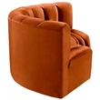 Meridian Furniture Arc Cognac Velvet Modular Sectional