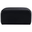 Meridian Furniture Arc Black Velvet Ottoman