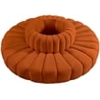 Meridian Furniture Arc Cognac Velvet Modular Sectional