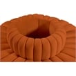 Meridian Furniture Arc Cognac Velvet Modular Sectional
