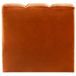 Meridian Furniture Arc Cognac Velvet Straight Chair