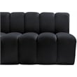 Meridian Furniture Arc Black Velvet Modular Sectional