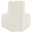 Meridian Furniture Arc Cream Velvet Reverse Corner