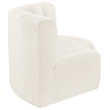 Meridian Furniture Arc Cream Velvet Modular Sectional