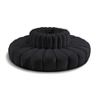 Meridian Furniture Arc Black Velvet Modular Sectional