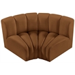 Meridian Furniture Arc Saddle Velvet Modular Sectional