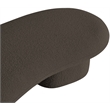 Meridian Furniture Luka Brown Boucle Fabric Bench