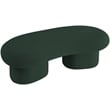 Meridian Furniture Luka Green Boucle Fabric Bench
