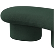 Meridian Furniture Luka Green Boucle Fabric Bench