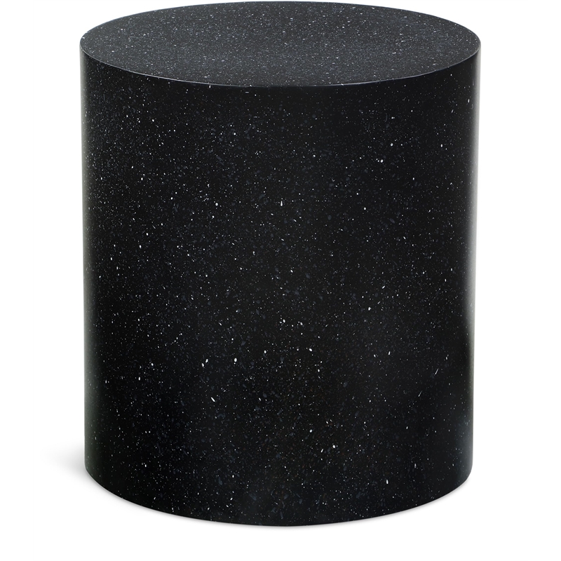 Meridian Furniture Terrazzo Black End Table