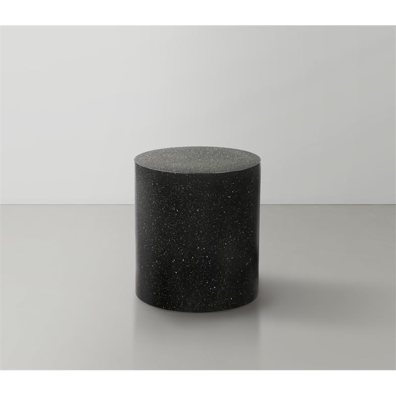 Meridian Furniture Terrazzo Black End Table