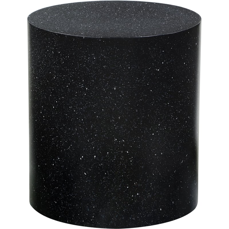 Meridian Furniture Terrazzo Black End Table