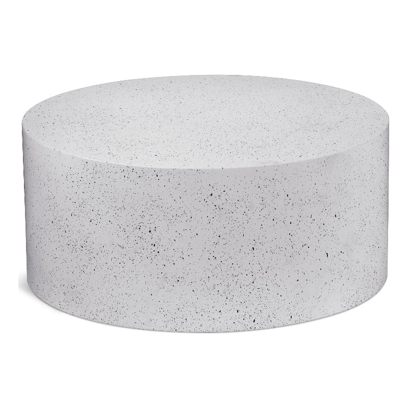 Meridian Furniture Terrazzo White Coffee Table