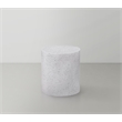 Meridian Furniture Terrazzo White End Table