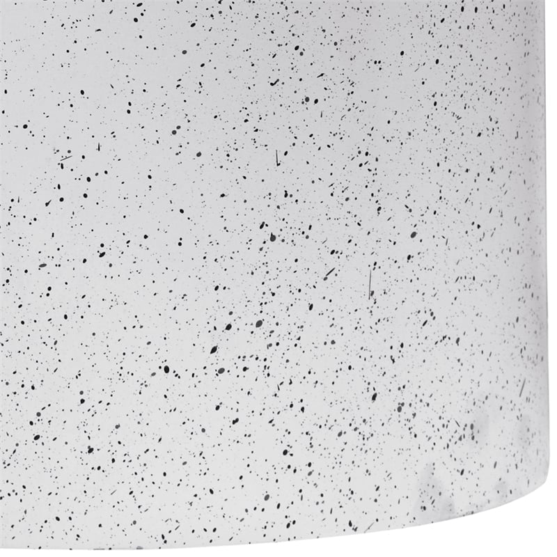 Meridian Furniture Terrazzo White End Table