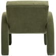 Meridian Furniture Corduroy Green Corduroy Fabric Accent Chair
