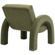 Meridian Furniture Corduroy Green Corduroy Fabric Accent Chair
