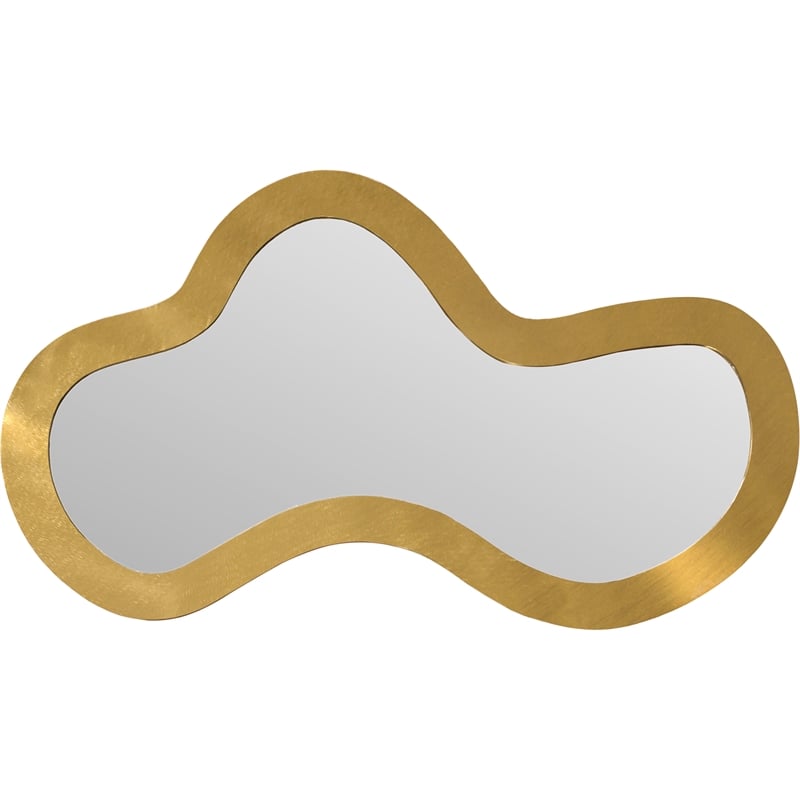 Meridian Furniture Oblique Gold Mirror