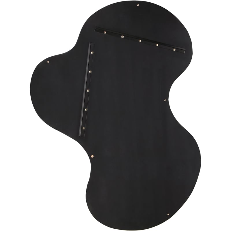 Meridian Furniture Oblique Black Mirror