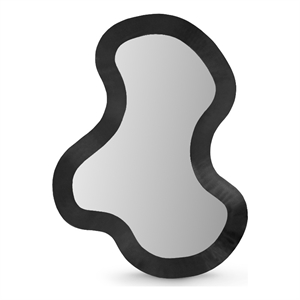 Meridian Furniture Oblique Black Mirror