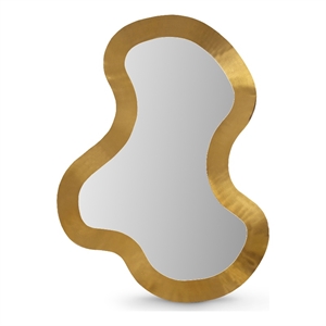 Meridian Furniture Oblique Gold Mirror