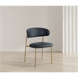 Meridian Furniture Lupita Black Vegan Leather Dining Chair (Set of 2)