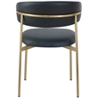 Meridian Furniture Lupita Black Vegan Leather Dining Chair (Set of 2)