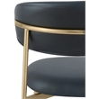 Meridian Furniture Lupita Black Vegan Leather Dining Chair (Set of 2)