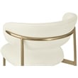 Meridian Furniture Lupita Cream Vegan Leather Dining Chair (Set of 2)